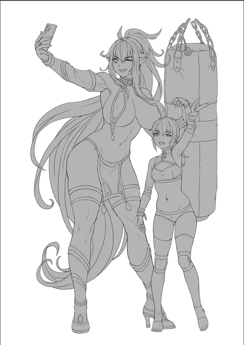 commission wip
被打傻了😓 