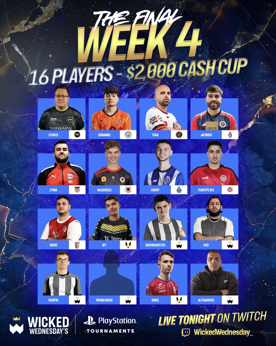 THE FINAL SHOWDOWN 🏆 

<a href="/TomStokesFC/">FUTWIZ Stokes</a> 🏴󠁧󠁢󠁥󠁮󠁧󠁿 
<a href="/Matiasbonanno9/">Matias Bonanno</a> 🇦🇷 
<a href="/tuga810_/">Diogo Pombo</a> 🇵🇹 
<a href="/jafonsogv/">Jafonso</a> 🇵🇹
<a href="/ZyniaFIFA/">Zynia</a> 🇫🇷 
@LuukWijdeveld92 🇳🇱 
<a href="/gouvy10/">Gouvy</a> 🇵🇹
<a href="/FurkyPlayz/">FurkyPlayz</a> 🇩🇪 
<a href="/DiogoPeyroteo9/">DiogoPeyroteo</a> 🇵🇹
<a href="/ilianbouchi_/">Ib Seven 🍉</a> 🇫🇷 
<a href="/SamBrwster/">Sam Brewster</a> 🏴󠁧󠁢󠁥󠁮󠁧󠁿 
<a href="/RSDGAWD/">Ricky</a> 🏴󠁧󠁢󠁥󠁮󠁧󠁿 
<a href="/kubapapaj/">kuba</a> 🇵🇱 
<a href="/borat_young/">Young_Borat</a> 🏴󠁧󠁢󠁥󠁮󠁧󠁿 
<a href="/Bricemsnn/">PSGVitality Brice</a> 🇫🇷 
<a href="/Zaktaj01/">Alphahouse88</a> 🏴󠁧󠁢󠁷󠁬󠁳󠁿