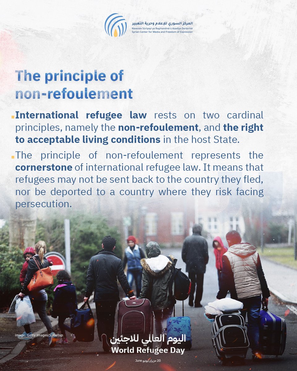 SyrianCenter's tweet photo. #WorldRefugeeDay #StopForcedReturn https://t.co/BLjmwbt1Qx