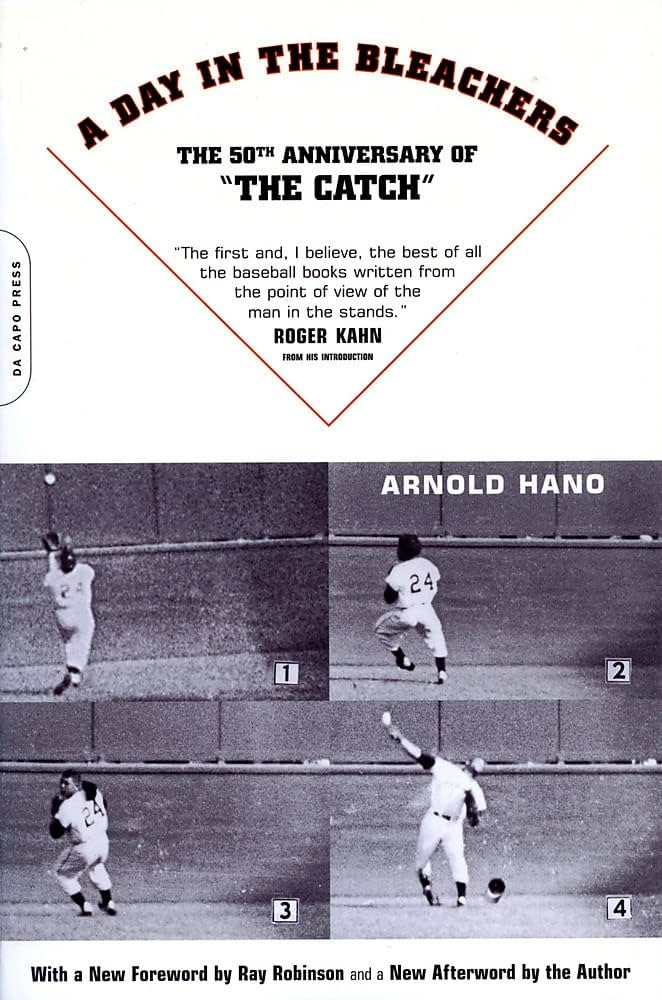 I didn't do much research into Mays for "Our Team," but I did read "A Day in the Bleachers" and interview Arnold Hano before he passed. It's an extraordinary book about a single game: the one where Mays made the over-the-shoulder catch. Highly recommended.