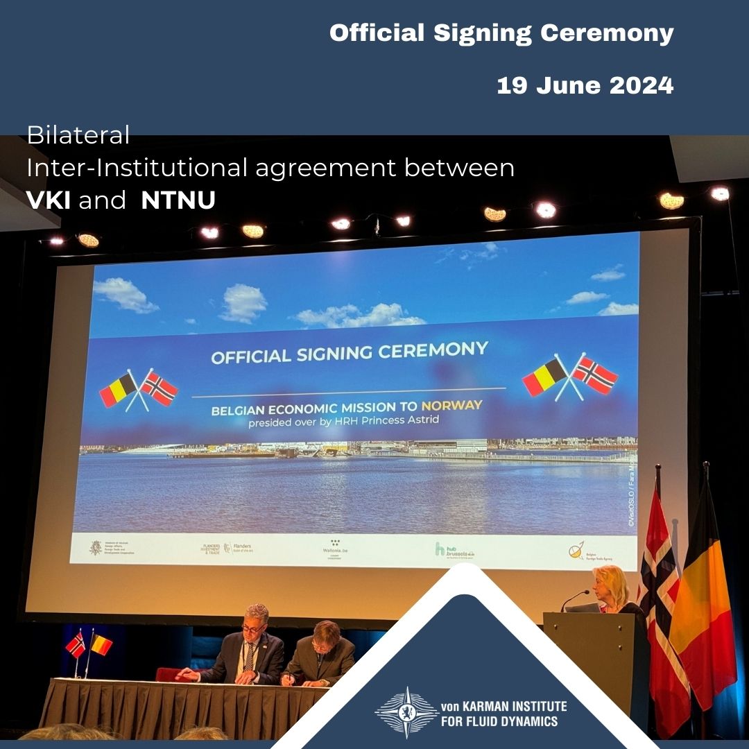 📣 June 19th, Norway, #VKI and #NTNU conclude a Bilateral Inter-Institutional agreement which marks the beginning of a dynamic #collaboration under the Erasmus+ program, facilitating the exchange of students and staff between our institutions.
#FluidDynamics