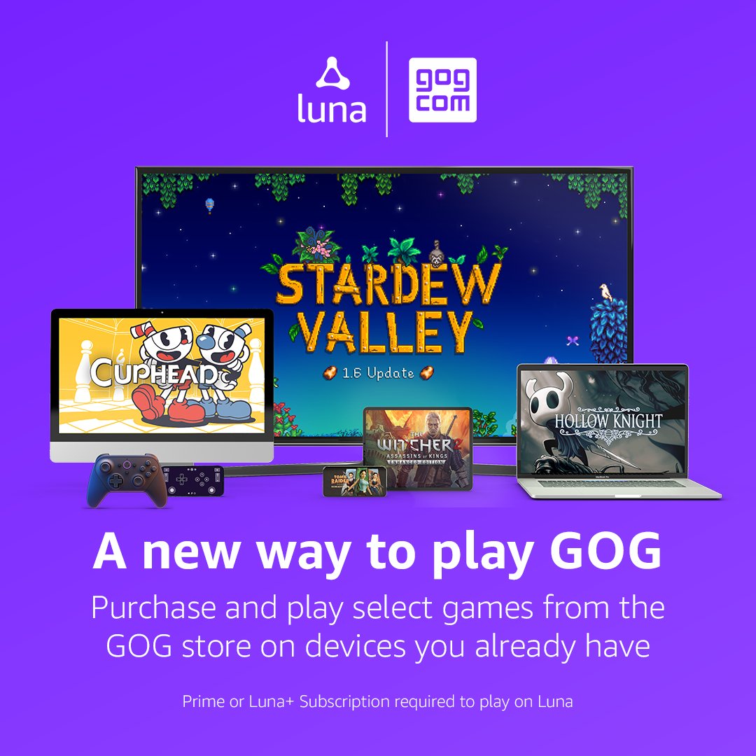 amazonluna's tweet image. Games from the @GOGcom store are here, there, and everywhere 📱💻📺 Which one are you playing first? 🤔