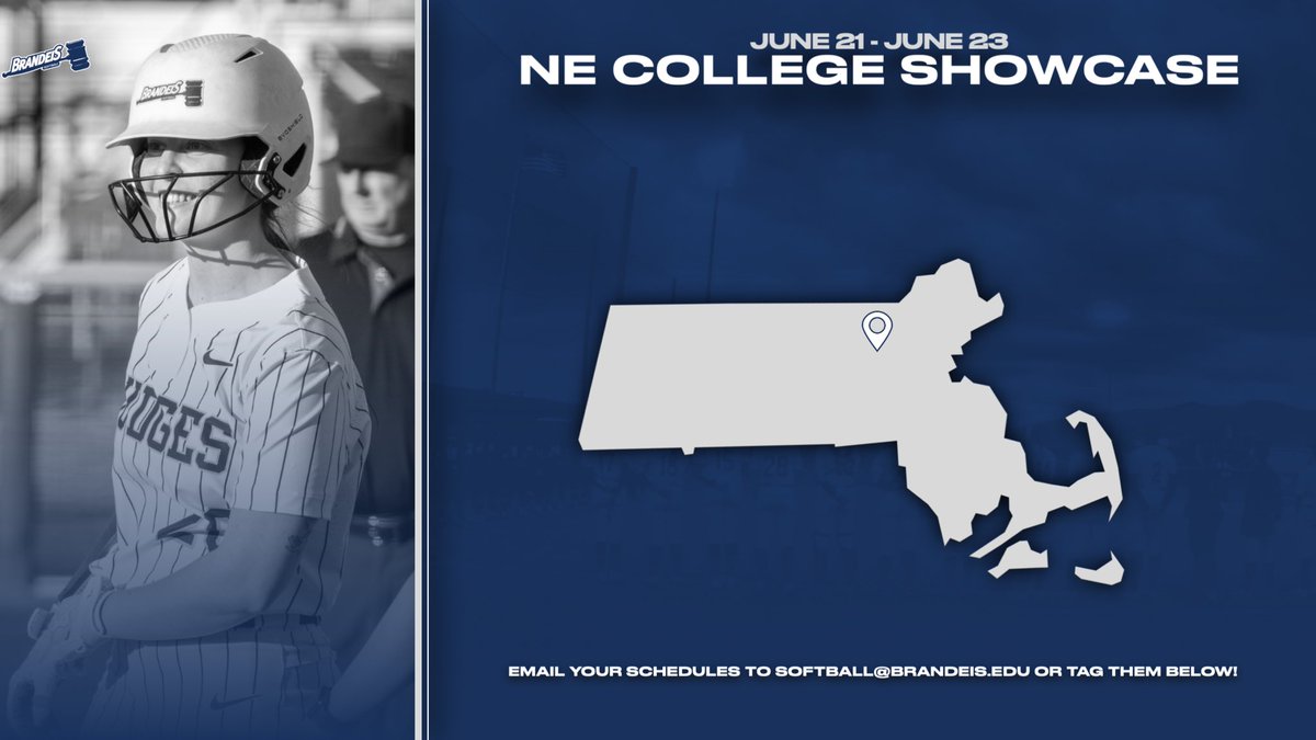 👩‍⚖️ Seeking future Judges at Rock Fastpitch Challenge, The Power 24 and NE College Showcase this weekend!

📧 Email softball@brandeis.edu with your schedules to be seen! #rolldeis🎲