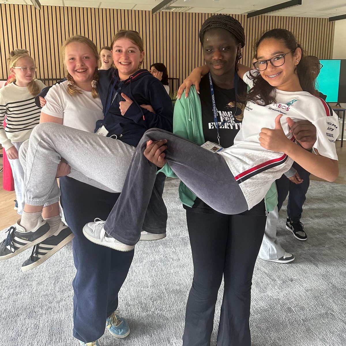 HeathfieldAscot's tweet image. Our Form I and II students were involved in a ‘Scary Little Girls’ workshop yesterday, where they learnt about physical development and trusting in each other. They had brilliant fun and managed to work together effectively! 

#125heathfield #iloveboarding #heathfield