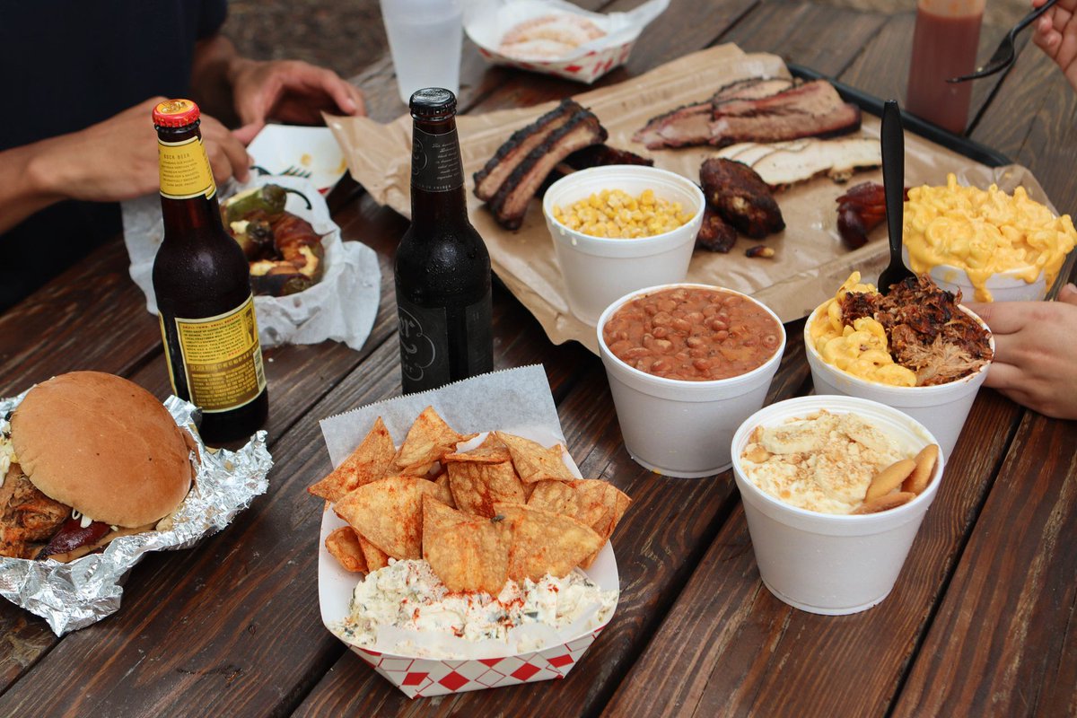 Take your BBQ experience to the ultimate level by selecting from the Pickin's at Two Bros! Get in on the dipping action with our Smokey Spinach Artichoke Dip with Bro Chips, snack on Deep Fried Mozzarella Logs, or keep Texas tradition alive with the Chopped Beef Frito Pie.