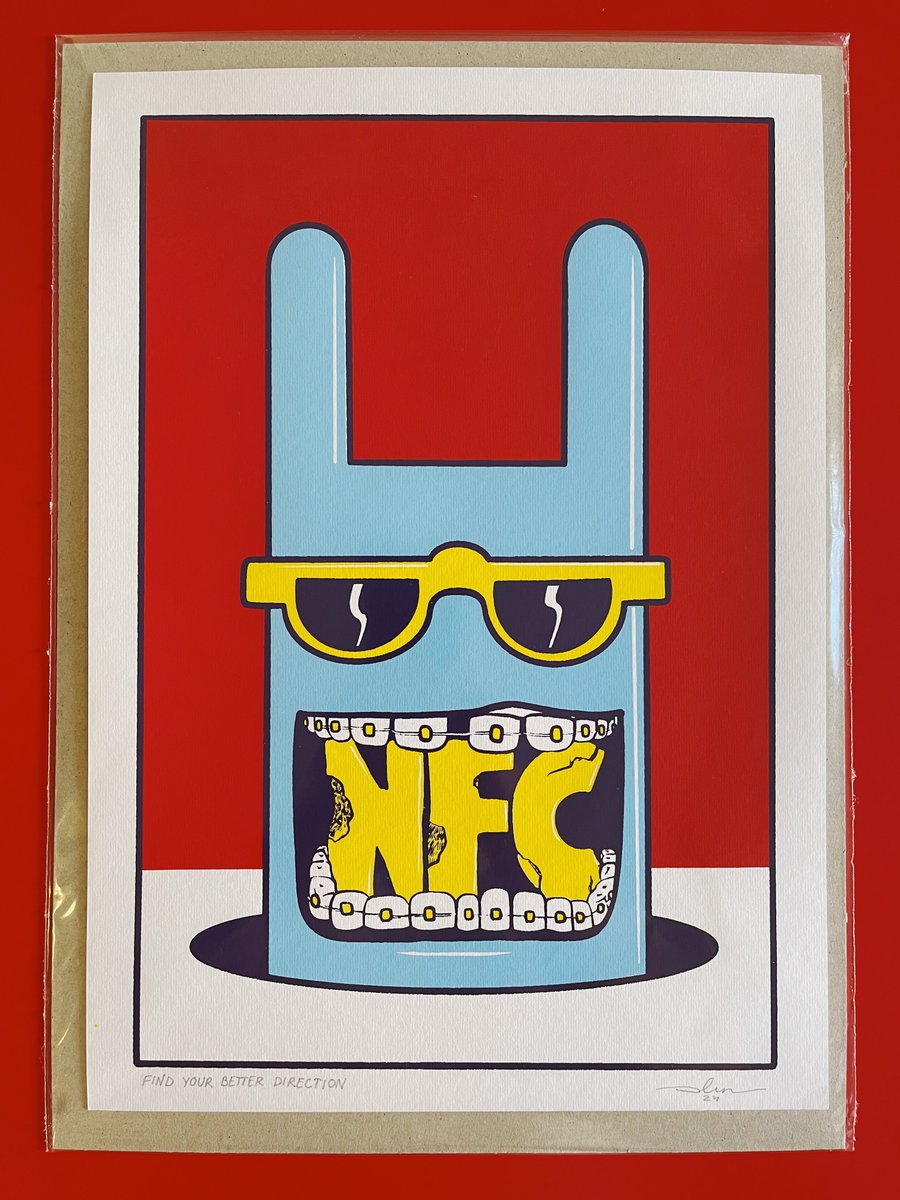 alexisolinart's tweet photo. SOLD the fourteenth edition with a physical silkscreen print!

Thanks a lot, @Alex_VanOutch, for adding 'Find Your Better Direction' to your collection🫡 ⚡ 

PS link on my web 🖇️ https://t.co/YS7KJu8xty