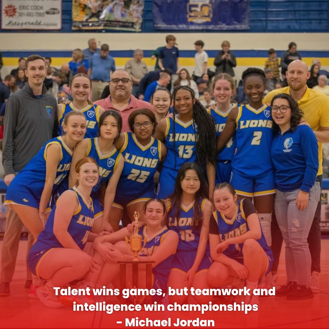 El talento gana juegos, pero el trabajo en equipo y la inteligencia ganan campeonatos 

-Michael Jordan ✍🏽