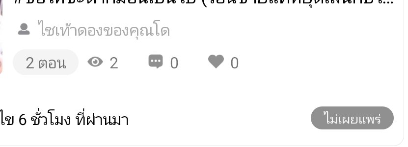 ตกใจว่ายังไม่ได้เปิดเรื่องเลยใครเข้ามาอ่าน! อ๋อเราค่ะเองเข้าไปเช็กหน้านิยาย