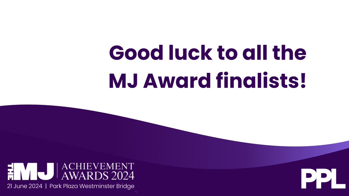 We’re wishing the best of luck to all finalists in the Care and Health Integration category for Friday's <a href="/TheMJAwards/">The MJ Awards</a>! We were blown away by the quality of this year’s entrants, so congratulations to all those who were nominated.

We are looking forward to attending the event!