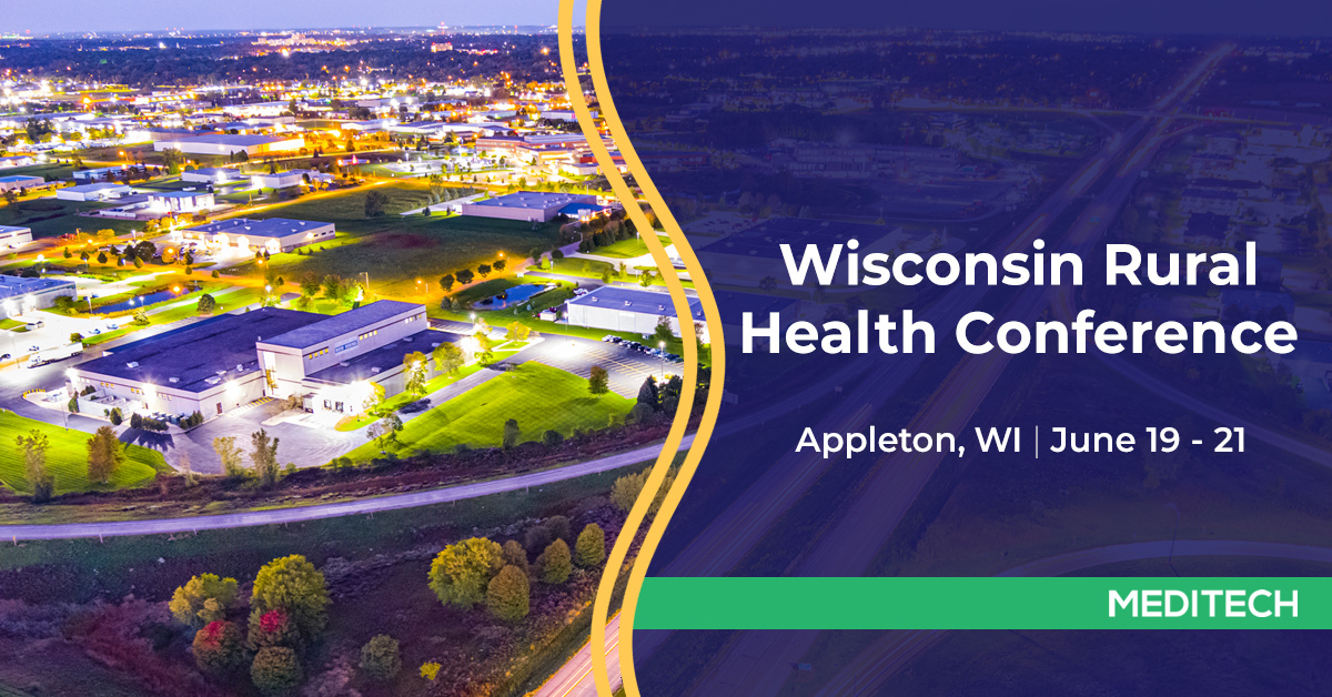 ⭐ We're at 2024 Wisconsin Rural Health Conference, June 19-21! ⭐ Stop by <a href="/MEDITECH/">MEDITECH</a>'s booth #23 to chat with Account Executive Michael Spadaro about MEDITECH #Expanse. Learn more: hubs.ly/Q02CtCwT0
#DigitalHealth #HealthIT #RuralHealth <a href="/WIHospitalAssn/">Wisconsin Hospital Association 🏥</a>