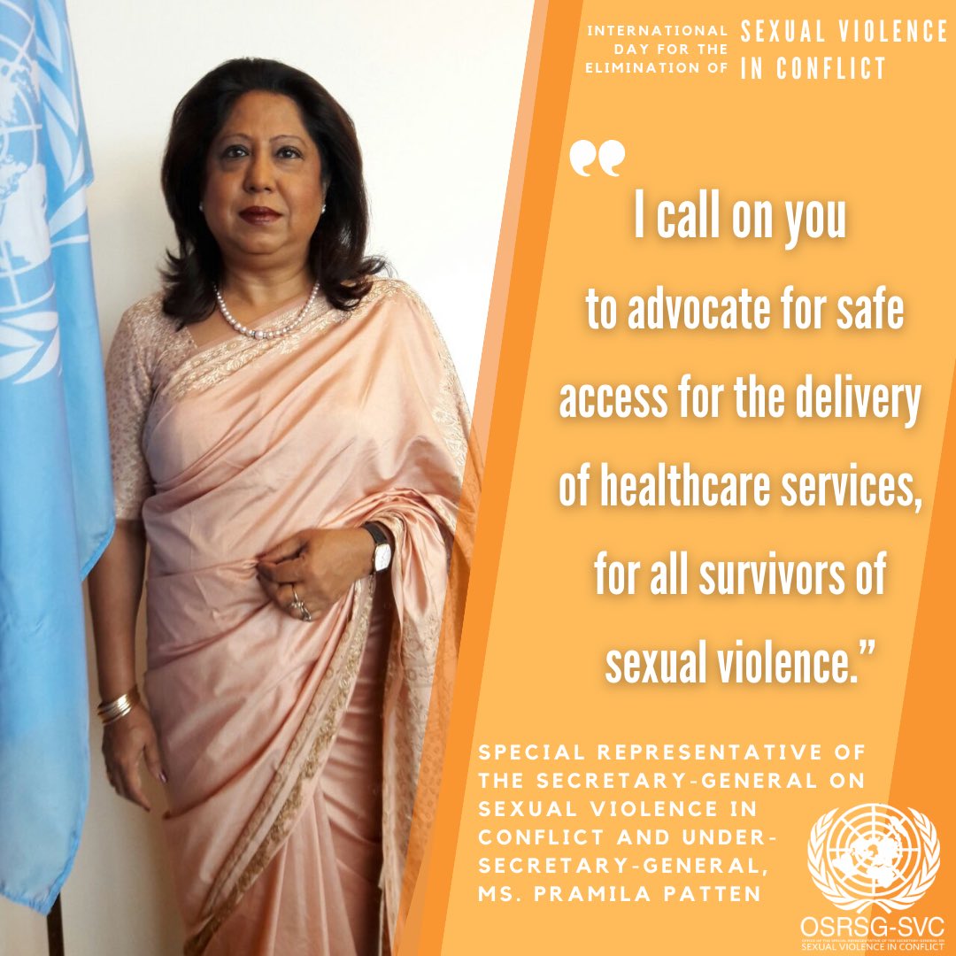 It is our collective responsibility to ensure that healthcare facilities are never targeted by any party to a conflict and that they can provide a space of safety and healing for survivors. 
#EndRapeInWar