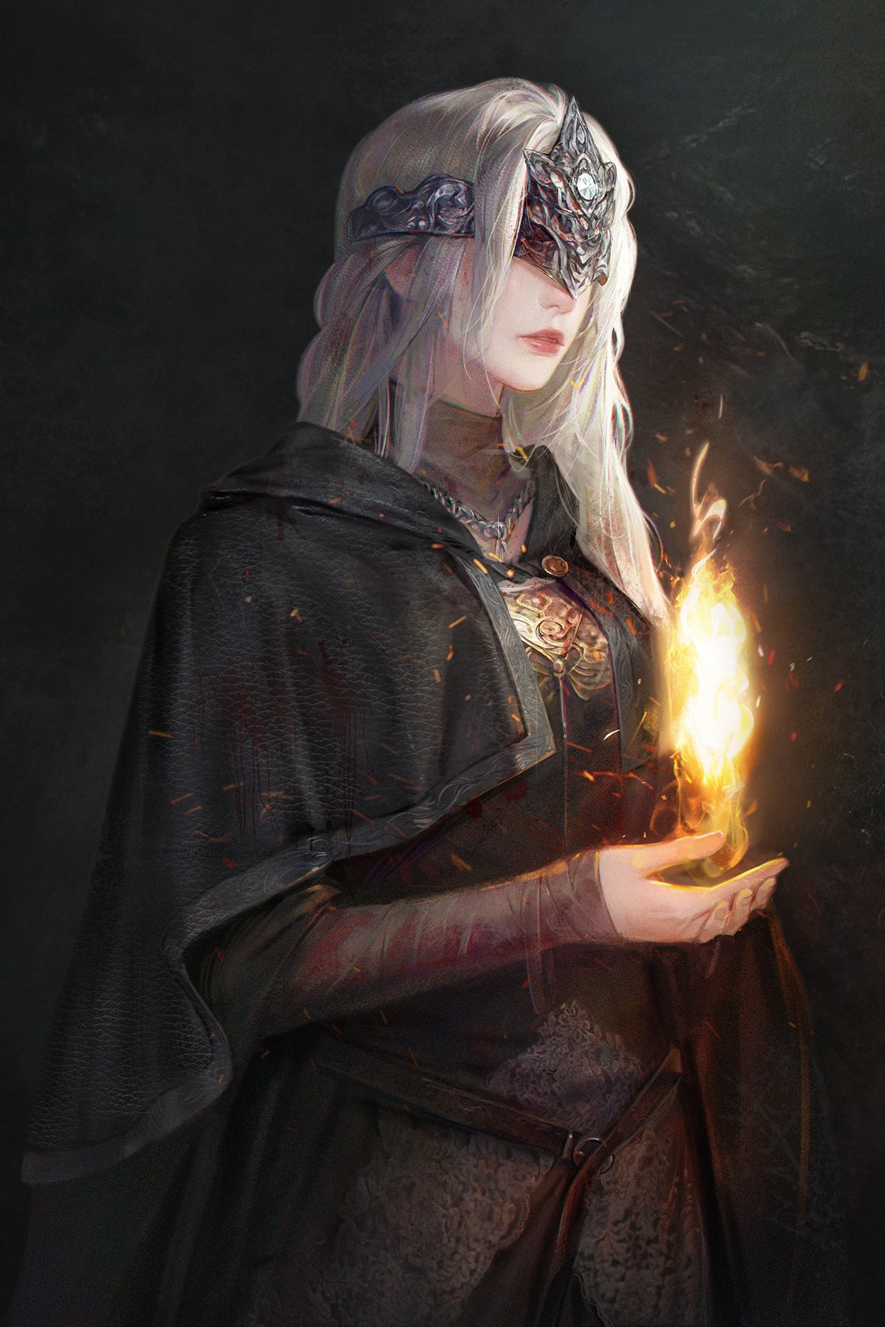 Jiwen on X: &ldquo;Dark Souls 3 FanArt ：Firekeeper (Final Ver 