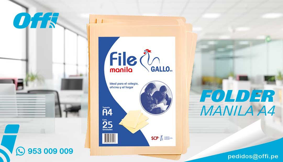 Offi_pe's tweet photo. Folder Manila A4 paquete por 25 Gallo 📂
https://t.co/p3niVRjJw5 👈
#FolderManilaA4 #FolderManila #FileManila #FolderManilaGallo
Distribuidor de útiles, equipos y suministros de oficina en Arequipa Camaná Caravelí Castilla Caylloma Condesuyos Islay y La Unión. https://t.co/wEsuMm3i71