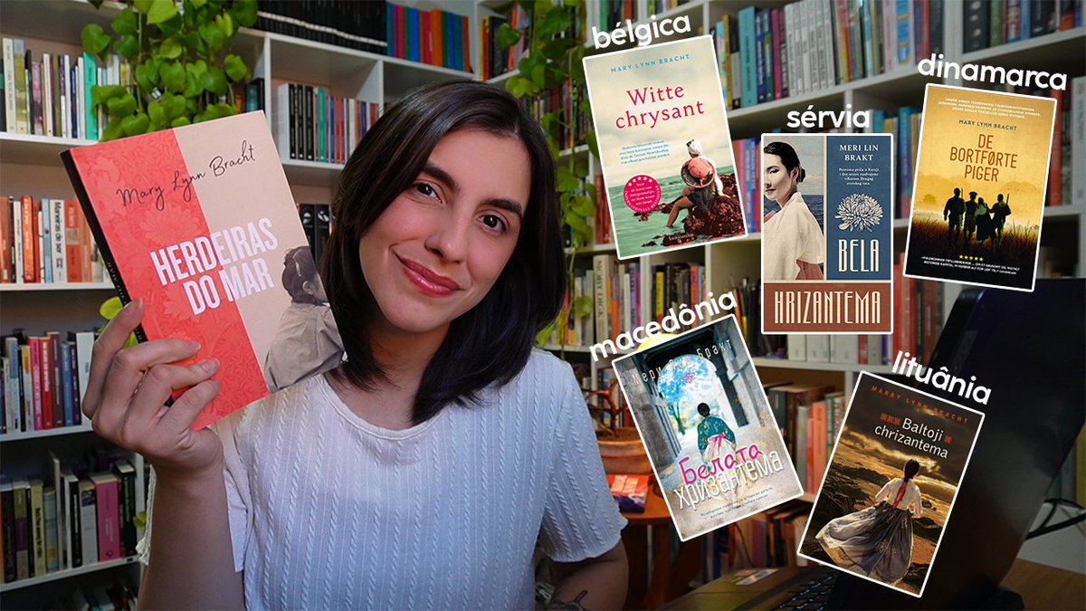 marshmellory's tweet photo. Vídeo novo no ar: JULGANDO PELA CAPA 🤔
Descobri algumas das capas de Herdeiras do mar mundo afora para julgarmos juntos. E tem a participação da própria escritora, Mary Lynn Bracht! ✨
Corre assistir: https://t.co/TfW8AXNgAp https://t.co/1zylVMImMd