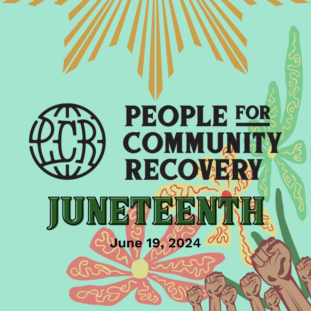 pcrchi's tweet photo. PCR commemorates and reflects upon Juneteenth. We honor this day in Black history ✊ Artwork by: Erica Ploucha https://t.co/gzsgwSMwnV