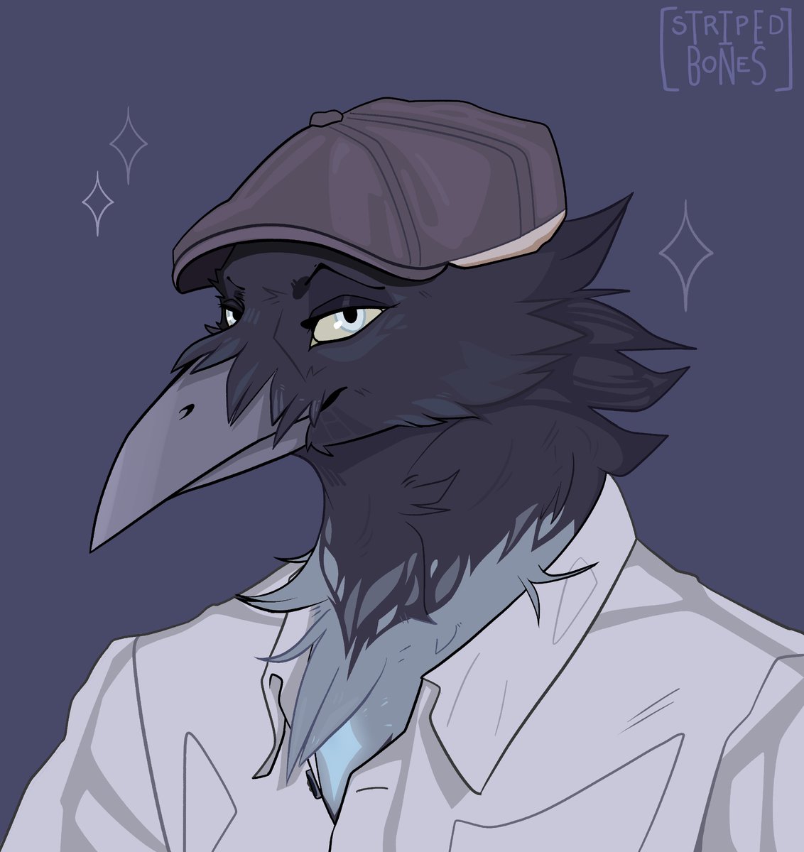 stripedbones's tweet photo. Dapper chap 🪶

Headshot for @ConnerButACrow https://t.co/kXHzs0mpfR
