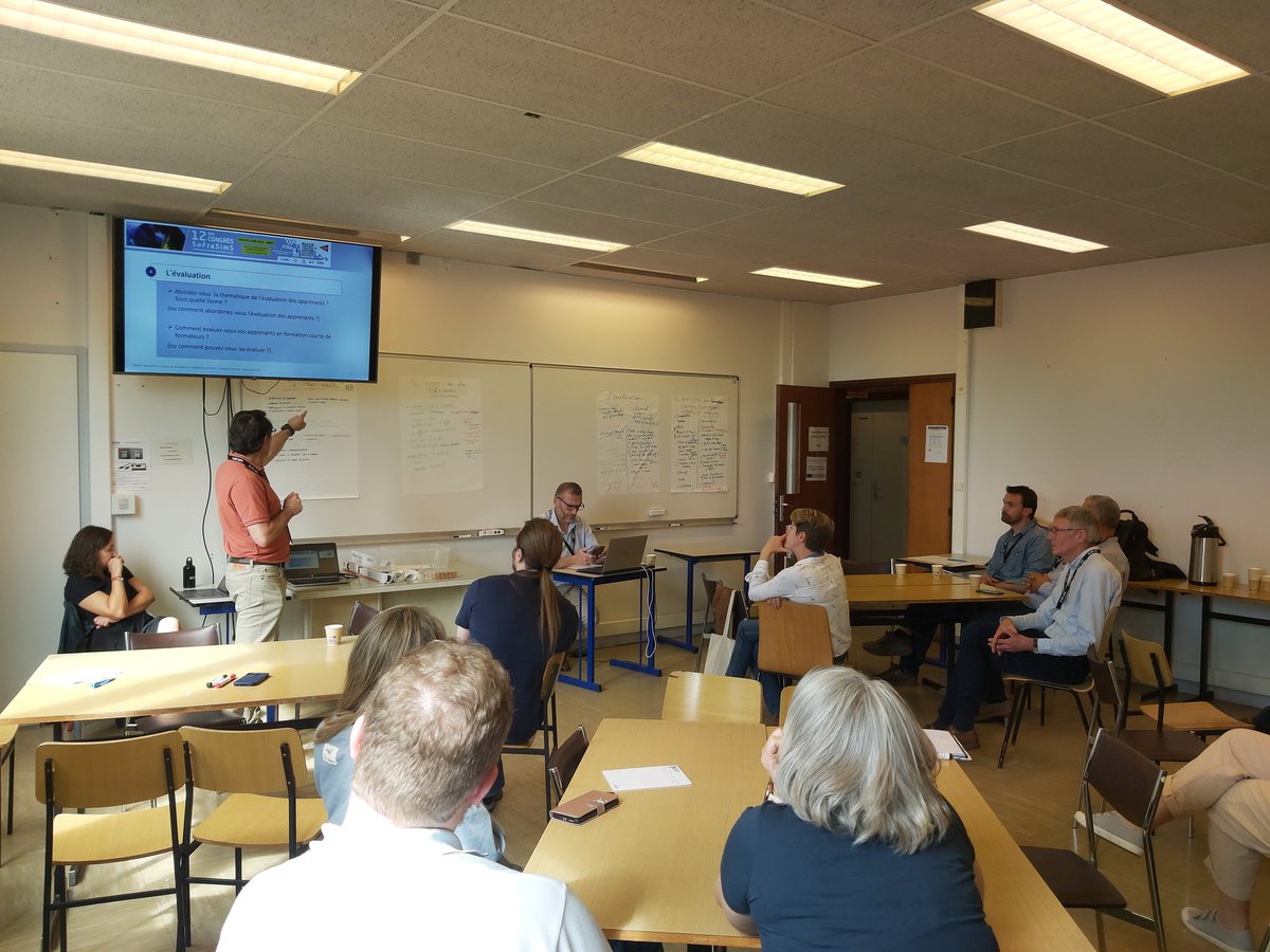 #Atelier #formation courte #formateurs #simulation #spécificités #adulte #pointsforts  #recommandations <a href="/LaSoFraSimS/">SoFraSimS</a> #évaluation #congrès #Brest2024 <a href="/CesimSante/">Cesim Santé</a>