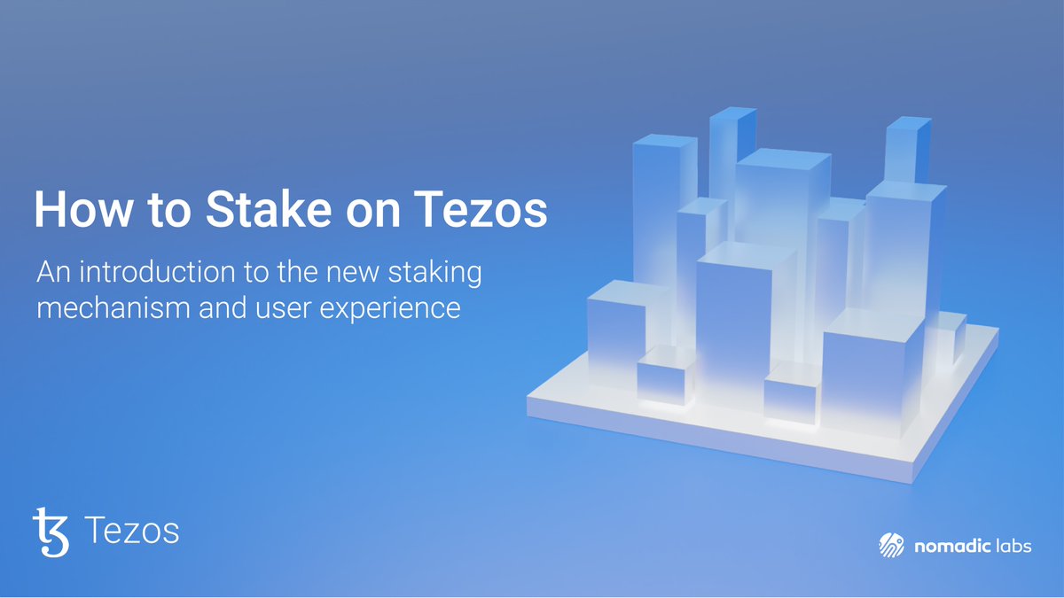 LabosNomades's tweet image. Ready to be a staker?

The Paris protocol upgrade contains a brand new staking mechanism for #Tezos.

In this post we explain how to optimize rewards while contributing to a more secure network: bit.ly/HowToStake