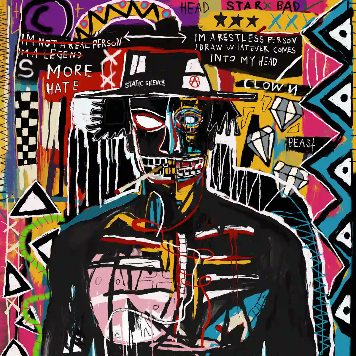 Gm 🤝

Inscription #13,409,304; created June 24, 2023.
Ordinal Satoshi #1,870,351,550,632,640; mined on May 8, 2021.

"Cirque Le Noir #5343" from the <a href="/CirqueLeNoir/">Cirque Le Noir | Clowns</a> collection.