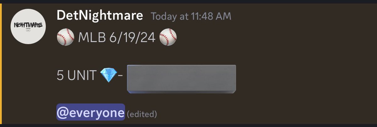 Get this 5 UNIT 💎 for free ⬇️⬇️⬇️

whop.com/nightmare-locks

#MLB #GAMBLINGX