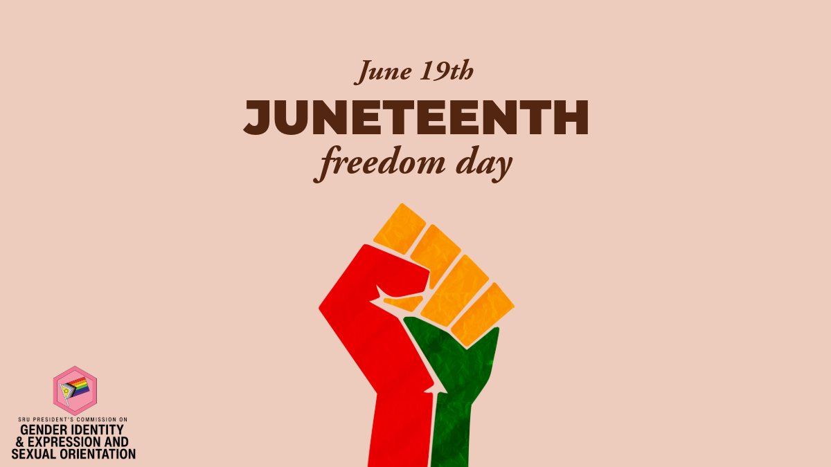 Juneteenth is to commemorate the ending of slavery in the United States. This holiday was first celebrated in 1865 during the aftermath of the Civil War. Take a moment today to learn more about Juneteenth! #Juneteenth