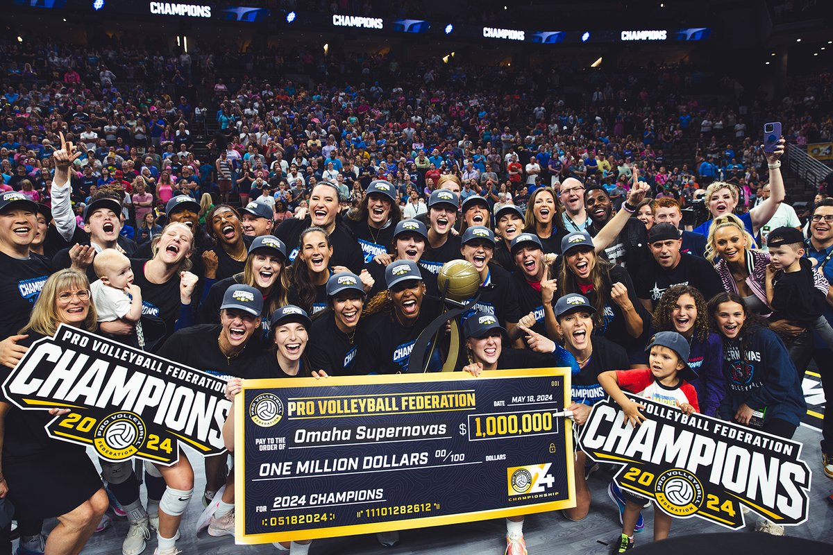 OmahaSupernovas's tweet image. What’s the first thing you’d buy if you scored a million-dollar bonus at work? 🤩🏆

#OmahaSupernovas | #MatchForAMillion