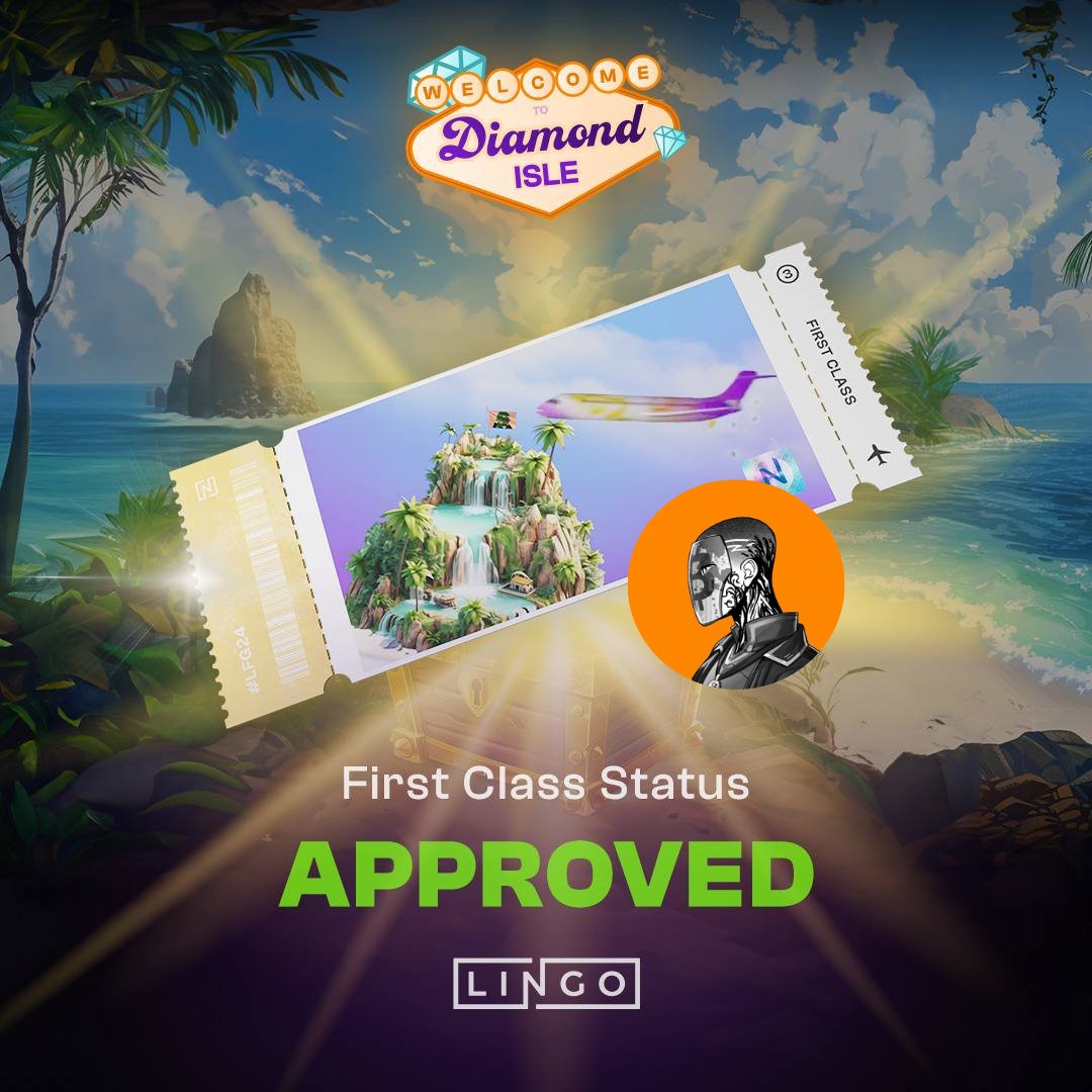 LingoBoarding's tweet photo. Welcome @BTW0205,

Your application to @lingocoins First Class has been accepted.

You are now boarding Lingo’s presale with privileges.

Fasten your seatbelt and enjoy the premium experience! https://t.co/iMlVqc6aB1