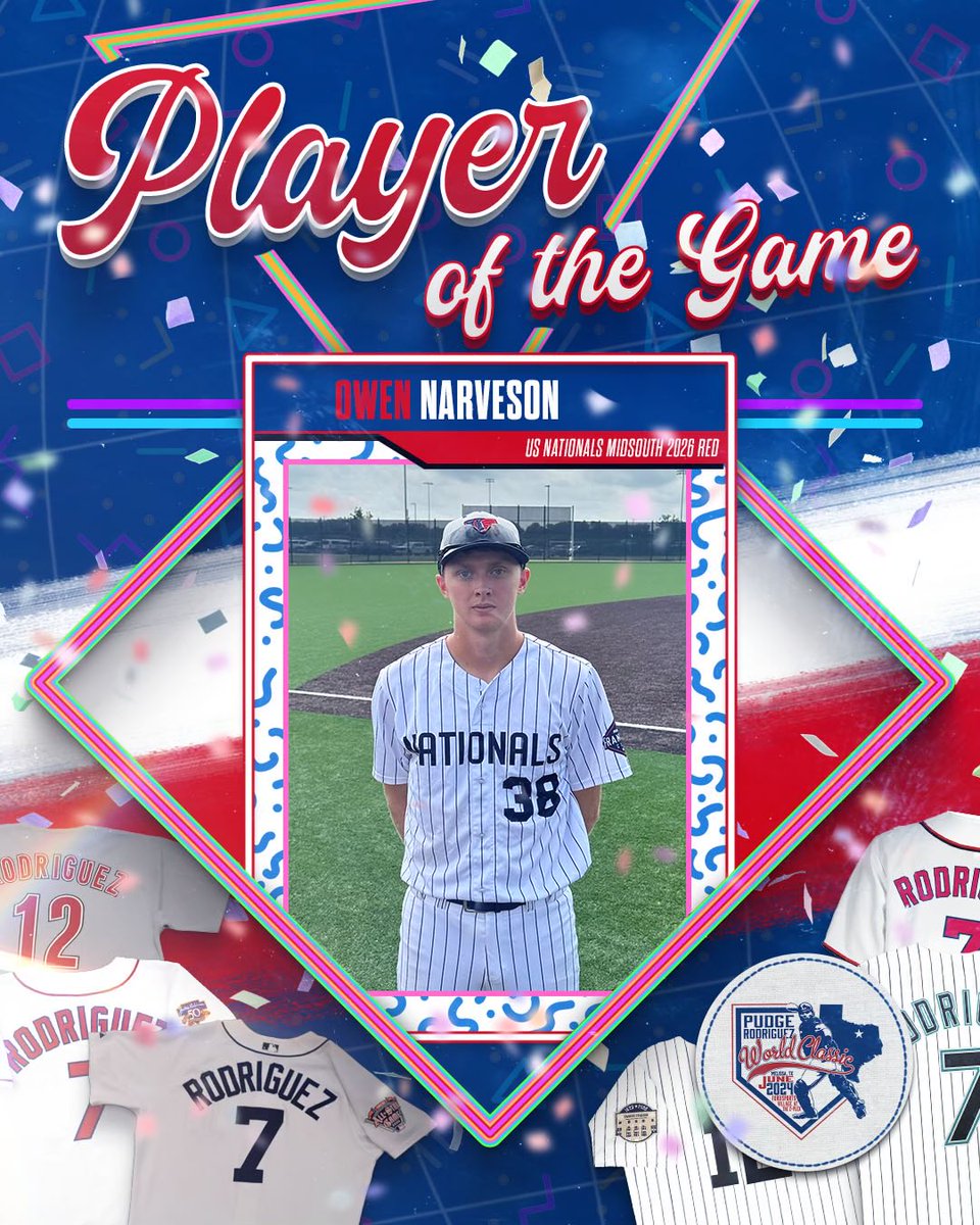 FiveToolTexas's tweet photo. #PudgeWC F: @usnatsmidsouth 2026 Red 5, Lobos Baseball 2026 Navy 2
PoG: @Narv38 2-3, 2B, RBI, 2R https://t.co/JO4N8pdjnu