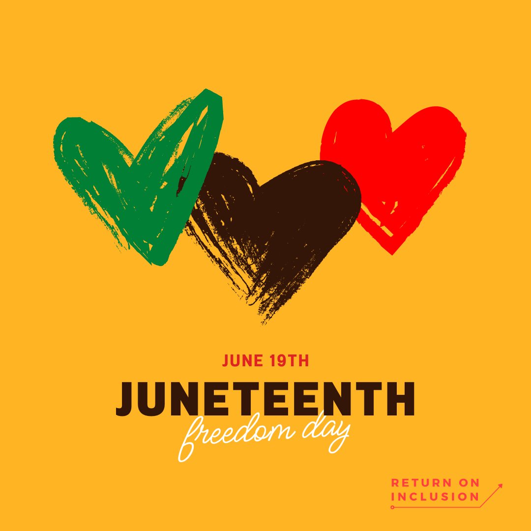 Happy Juneteenth! Let's honor this important day by educating ourselves on the abolitionist movement, supporting black-owned businesses, &amp;advocating for racial equality. #Juneteenth #FreedomDay