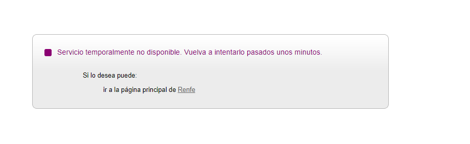 pablodc's tweet photo. jajajajaj! #renfe, te lo juro que estoy pensando que no arreglan la web porque es toda una estrategia para seguir atrayendo tráfico, deben haber encontrado alguna correlación espúrea que los malditos mortales no entedemos..Igual es una #IA hiperavanzada y nosotros criticando https://t.co/esW6LdA5Q6