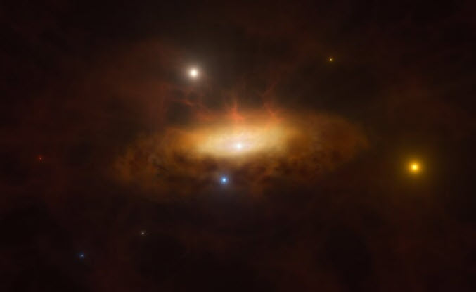Astronomers observe black hole awaken in real time. Astronomer Paula Sánchez Sáez, says, "Imagine you’ve been observing a distant galaxy for years, and it always seemed calm and inactive. Suddenly, its [core] starts showing dramatic changes in brightness, unlike any typical
