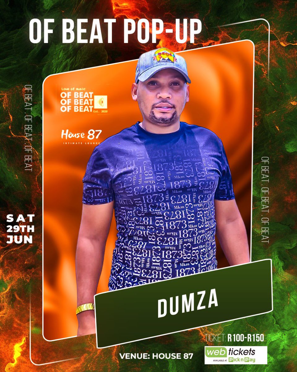 AgentLungazSA's tweet photo. Of Beat 

29 June 2024 ,Saturday 

#Deephouse
#Soulful https://t.co/hgCkLn590J