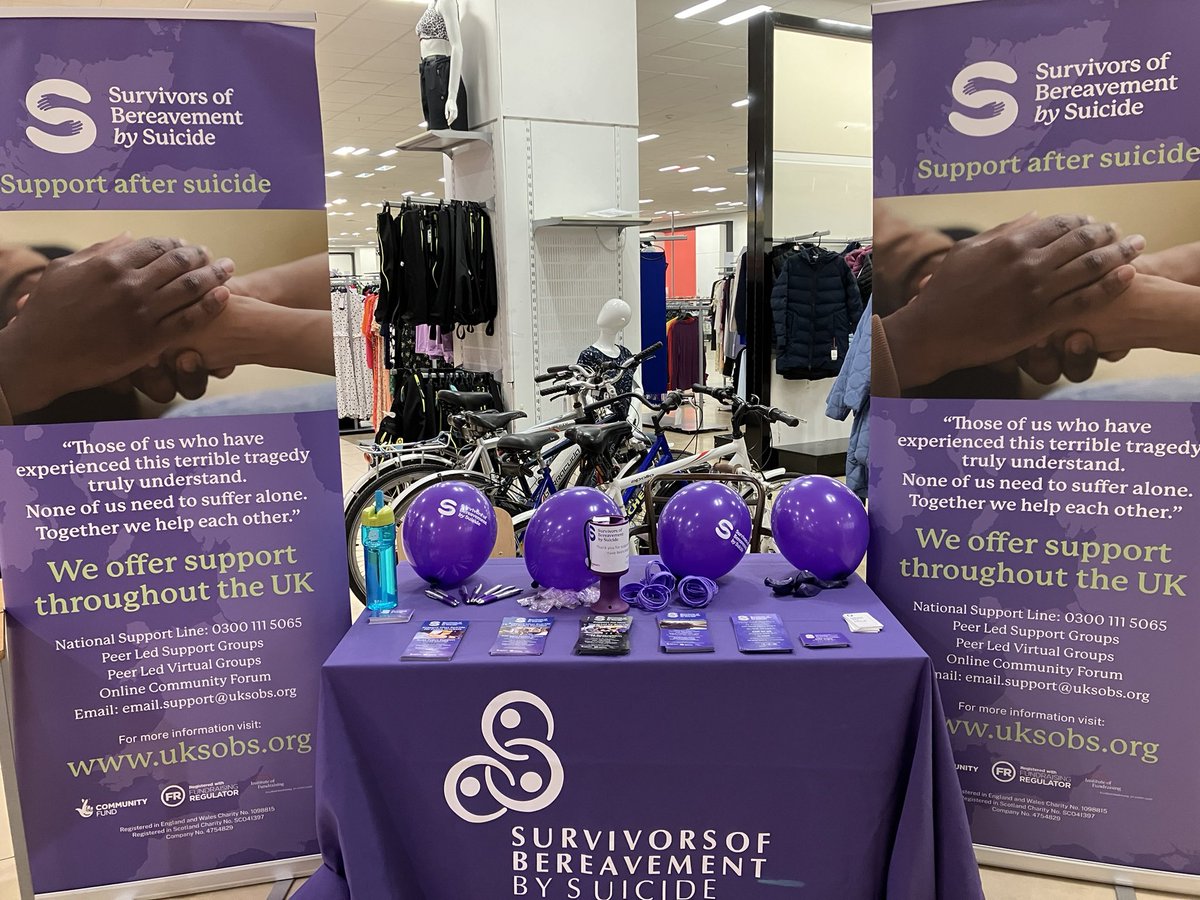 TeddyLisa's tweet photo. Represented @SOBScharity Wigan Group at the #jointhedots tour today. Lots of people working in #suicideprevention @jordanlegacyUK @WiganCouncil. Didn’t manage to speak to them personally but @Dying4aDegree was there @ForThe100 flying the flag for SP in #universities and #SDOC https://t.co/88DEKyDuKh
