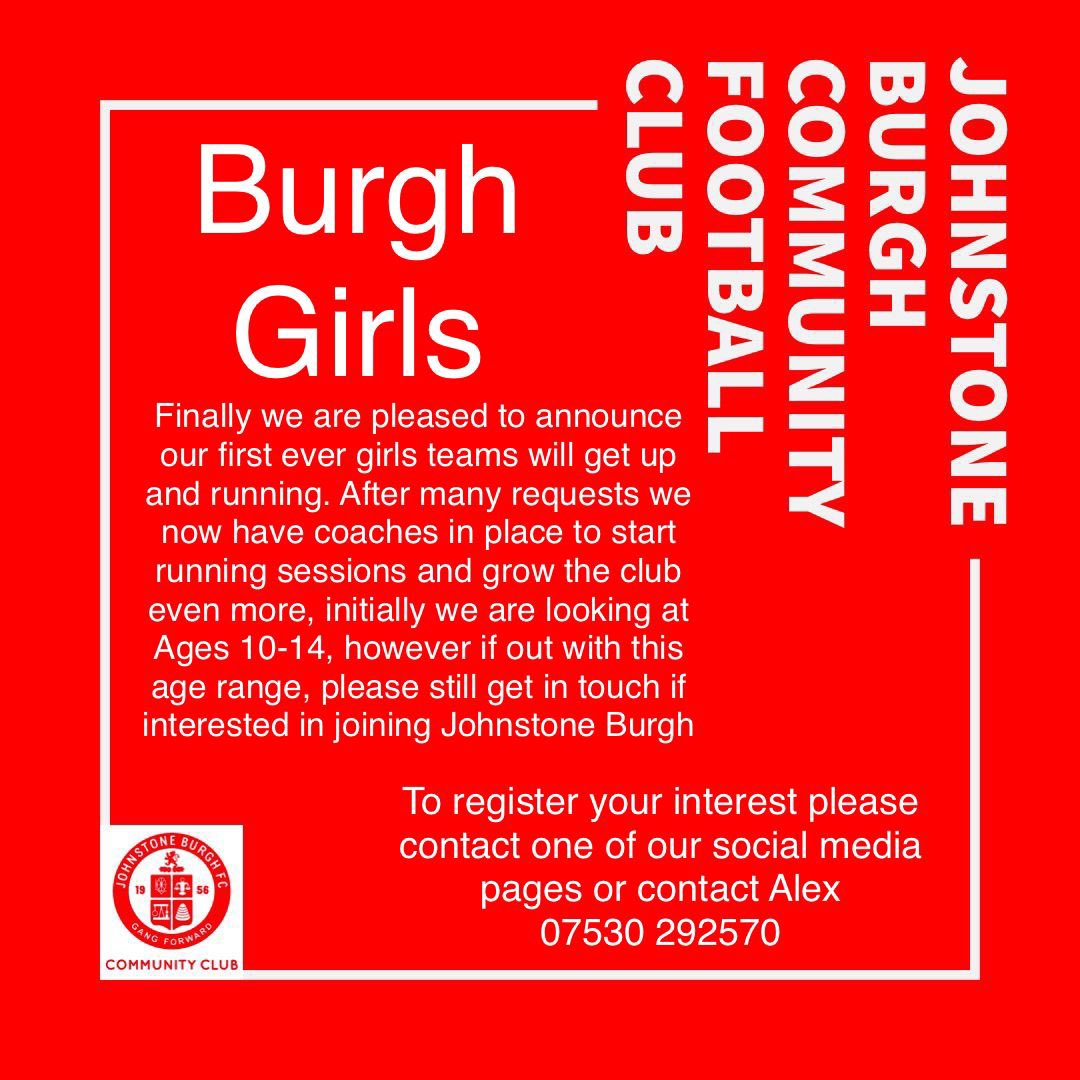 Johnstone Burgh Community Football Club (@burghclub) on Twitter photo 