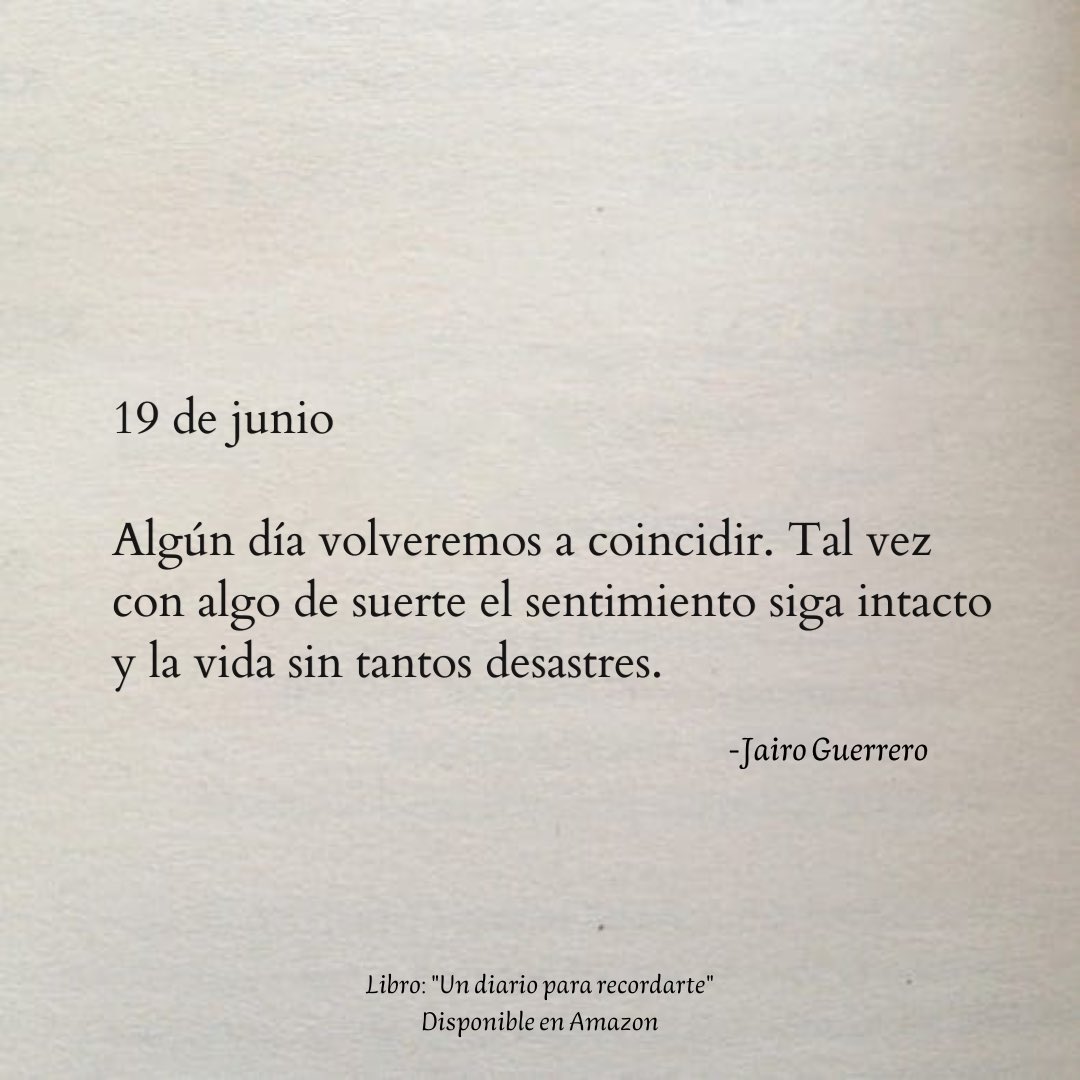 19 de junio. ✍🏻