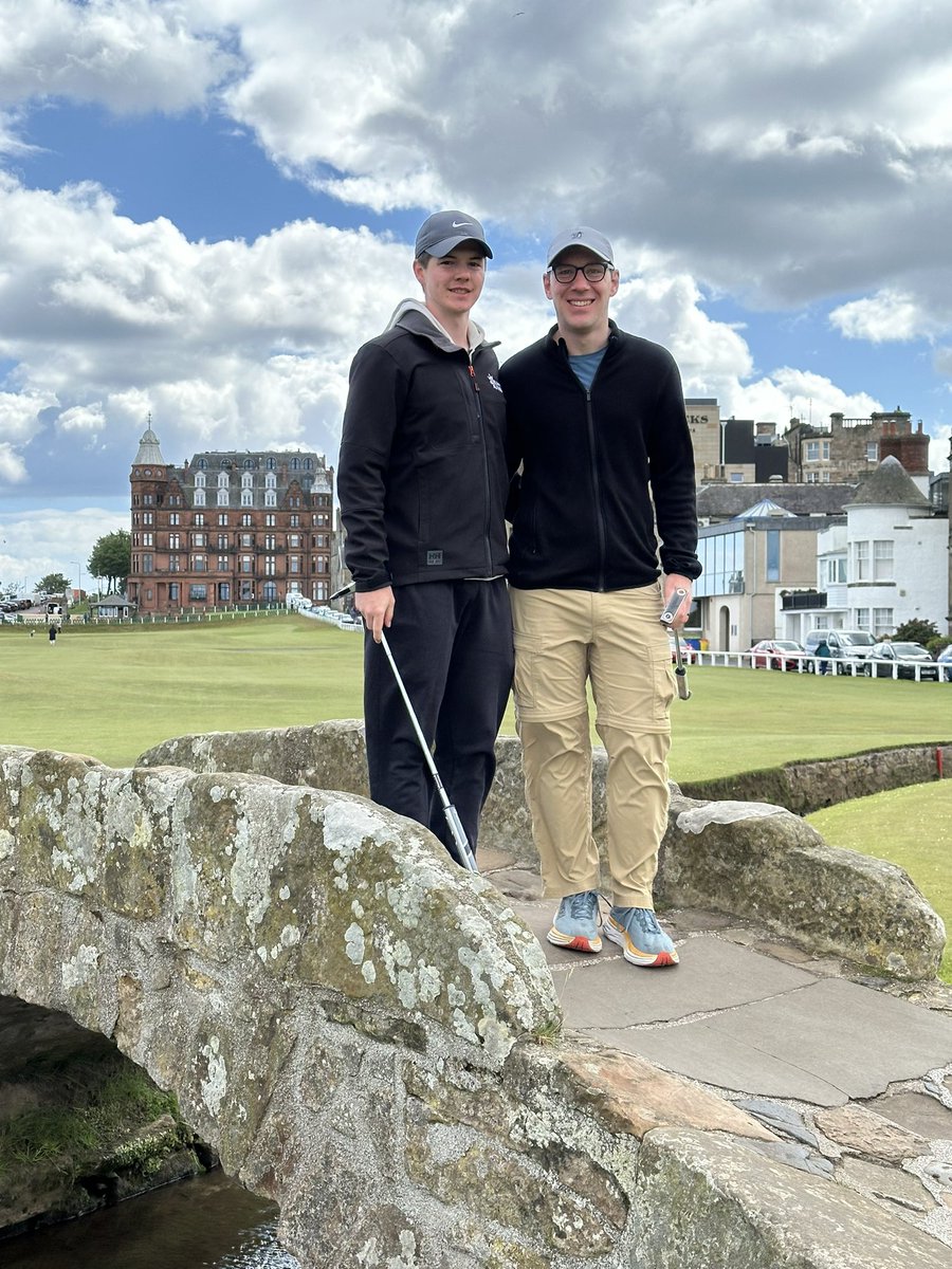 DfsSchoder's tweet image. I paired up with @BraedenGreseth to use some DraftKings Onyx points on both the Scotland and Ireland golf trips. It was an amazing time playing 9 epic courses in an 11 day stretch. Highly recommend if you’re a golfer and wondering what to spend your Onyx points on.