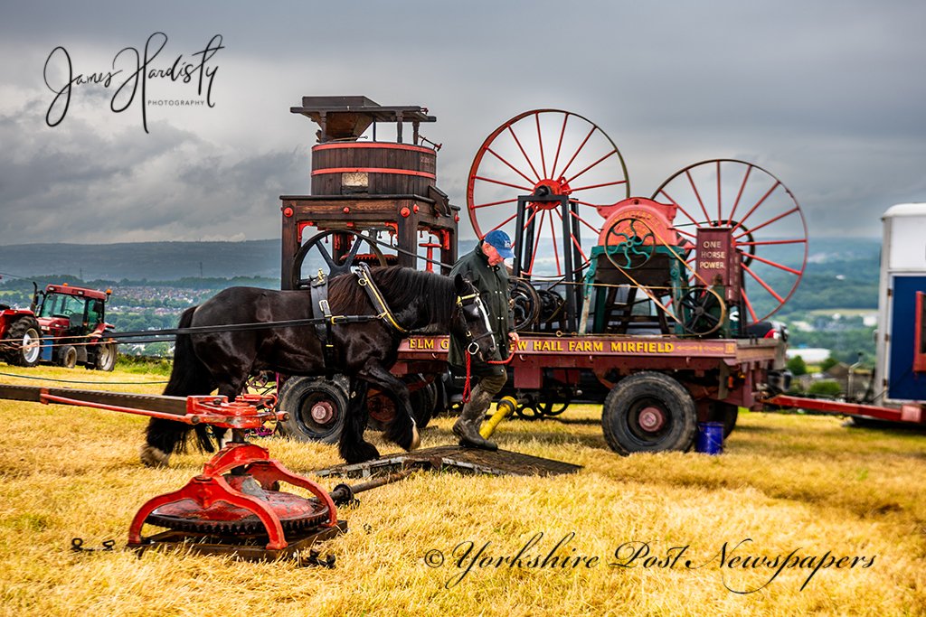 snapperjim's tweet photo. #Huddersfield #TractorFest 2024 a #charity #fun #day for all the #family in support of the #Yorkshire #Air #Ambulance @YorkshireAirAmb nice event - shame about the #weather or as the saying goes, no such thing as #bad #weather just the wrong #clothing #Tractors #Farming #Vehicles https://t.co/G7siJf4TvZ