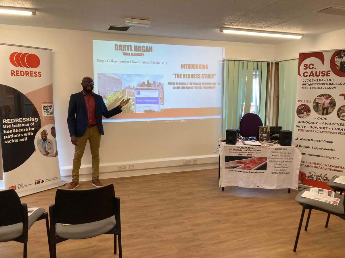 Today we celebrate #WorldSickleCellDay!
We are visiting the SC Cause group at The George Marsh Centre to talk about #redresstrial and the importance of #research 
#hopethroughprogress