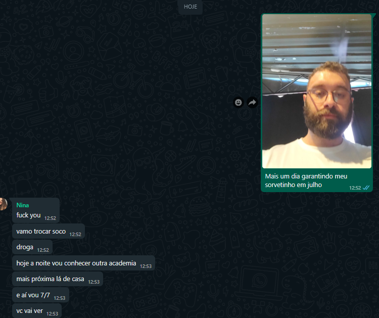 mais um dia irritando minha pata com FATOS