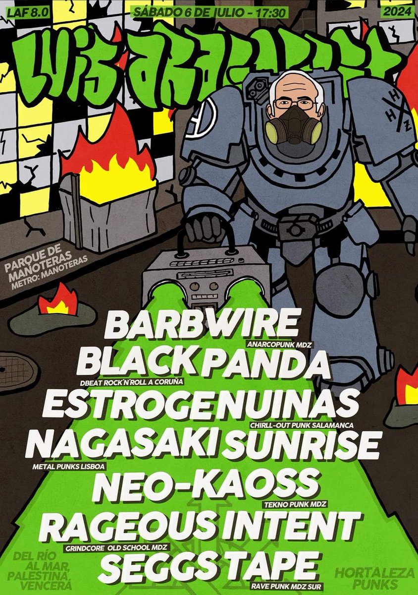 futbolycine's tweet image. LUIS ARAGOFEST, el festival de música de Hortaleza (of course) vuelve el 6 de julio #mastersofnaming #ganarganaryganar