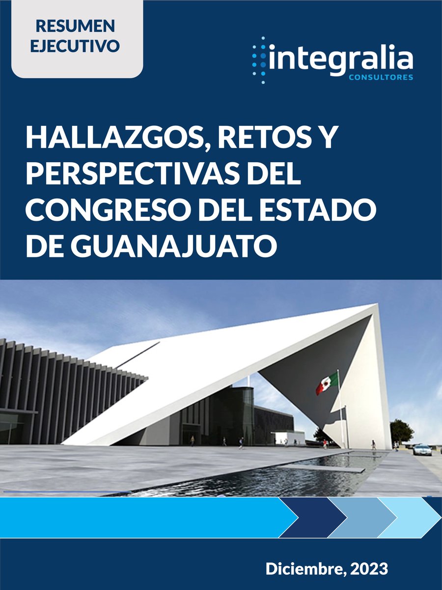 Integralia_Mx's tweet photo. 🔍📊 En un estudio inédito, @Integralia_Mx realizó un análisis del Congreso del Estado de Guanajuato, identificando 39 mejores prácticas y 38 áreas de oportunidad. 

Este análisis minucioso, llevado a cabo entre julio y diciembre del 2023, no solo presenta un panorama claro del desempeño del Congreso, sino que también formula recomendaciones clave para su mejora continua.

Te invitamos a leer los hallazgos, retos y perspectivas en nuestro reporte completo que podrás encontrar en: https://t.co/YKL0zTY9ZO