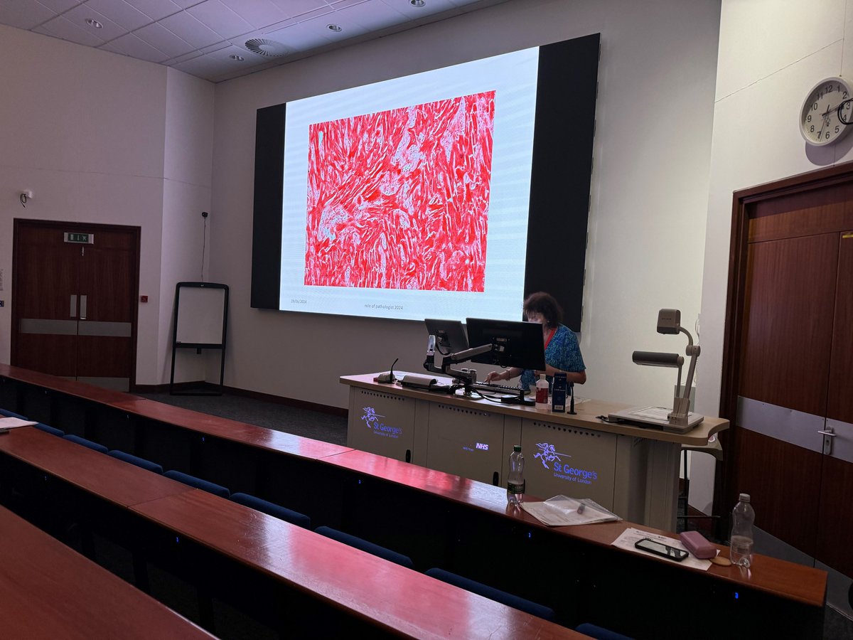 Excellent series of presentations on the first day of the cardiovascular pathology course at St George's