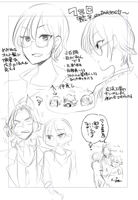 フェロ監設定もさもさかいてる 