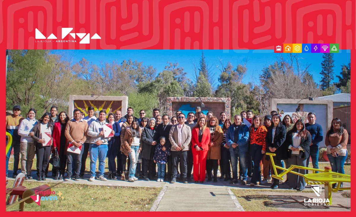 📍𝗡𝘂𝗲𝘃𝗼𝘀 𝗖𝗼𝗻𝘃𝗲𝗻𝗶𝗼𝘀 𝗱𝗲 𝗘𝗺𝗽𝗹𝗲𝗼 𝗝𝗼𝘃𝗲𝗻 𝗲𝗻 #Famatina

En el marco de actividades previstas durante la visita, la Secretaria <a href="/BeatrizTello4/">Betty Tello</a> y la Subsecretaria <a href="/abdala_rita/">Rita Abdala</a> compartieron un importante acto presidido por la Intendenta <a href="/adry_olima/">Adriana Olima</a>
⤵️
