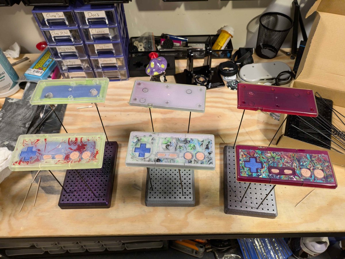 Insides are painted and masked off.  Time to spray the outsides.  Thoughts and prayers.