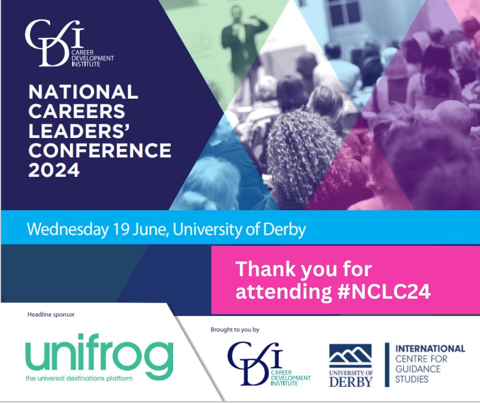 The CDI (@thecdi) on Twitter photo Thank you to all our attendees, speakers, exhibitors and sponsor <a href="/unifrog/">Unifrog</a> for attending #NCLC24 and making it such an amazing day! We are sure that you will all leave with new ideas, practical insights and tools to help you develop your career programmes. <a href="/iCeGS/">University of Derby - iCeGS</a> #NCLC24 Thank you to all our attendees, speakers, exhibitors and sponsor <a href="/unifrog/">Unifrog</a> for attending #NCLC24 and making it such an amazing day! We are sure that you will all leave with new ideas, practical insights and tools to help you develop your career programmes. <a href="/iCeGS/">University of Derby - iCeGS</a> #NCLC24