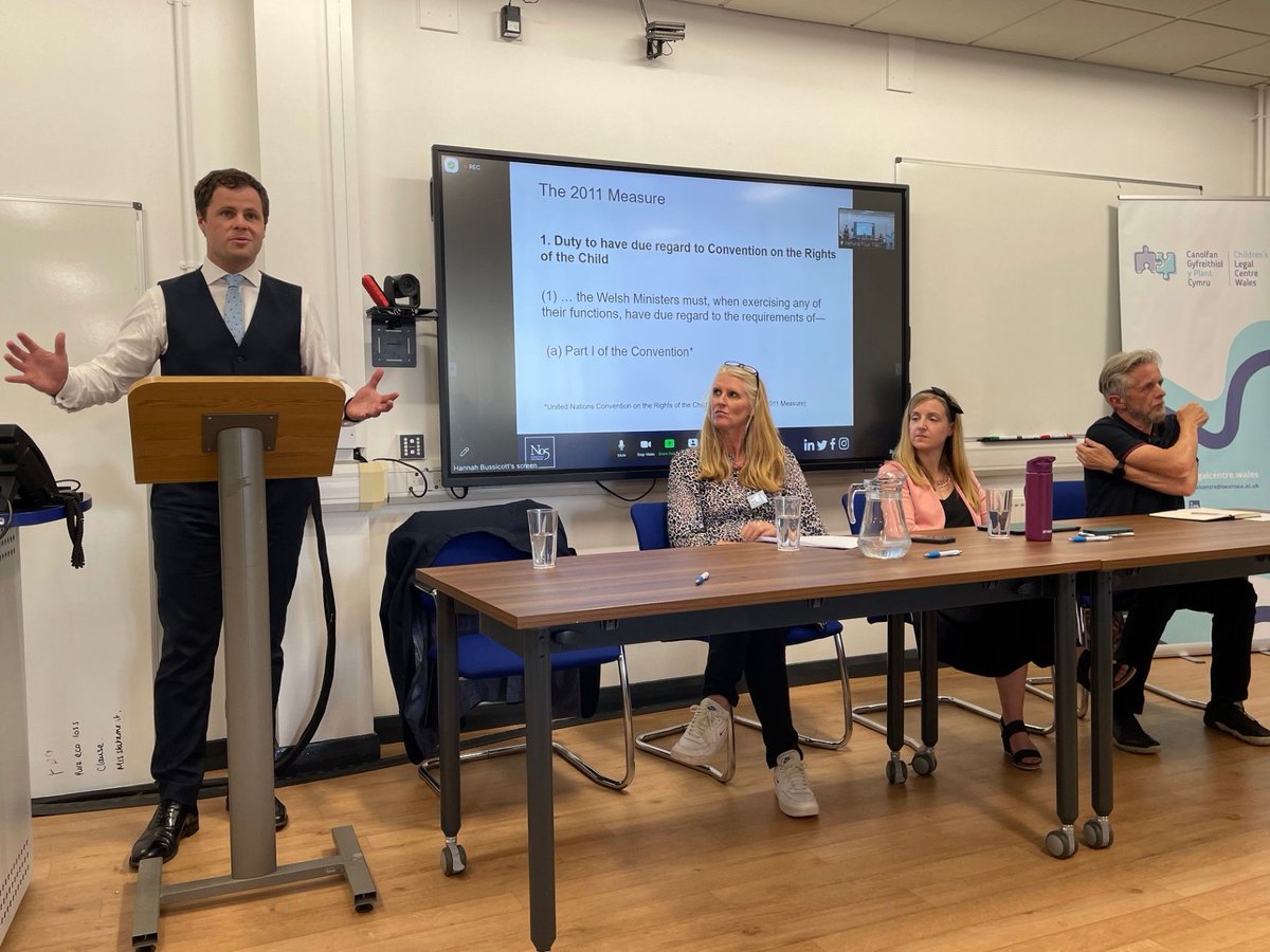 .<a href="/Law1DCG/">David C. Gardner</a> 

"Both the Measure &amp; Children's Rights Scheme outlines the way <a href="/WelshGovernment/">Welsh Government</a> plan to implement #childrensrights In principle, legislation that impacts everything the WG does! But this doesn't necessarily mean you have to do what's in the child's #bestinterest"