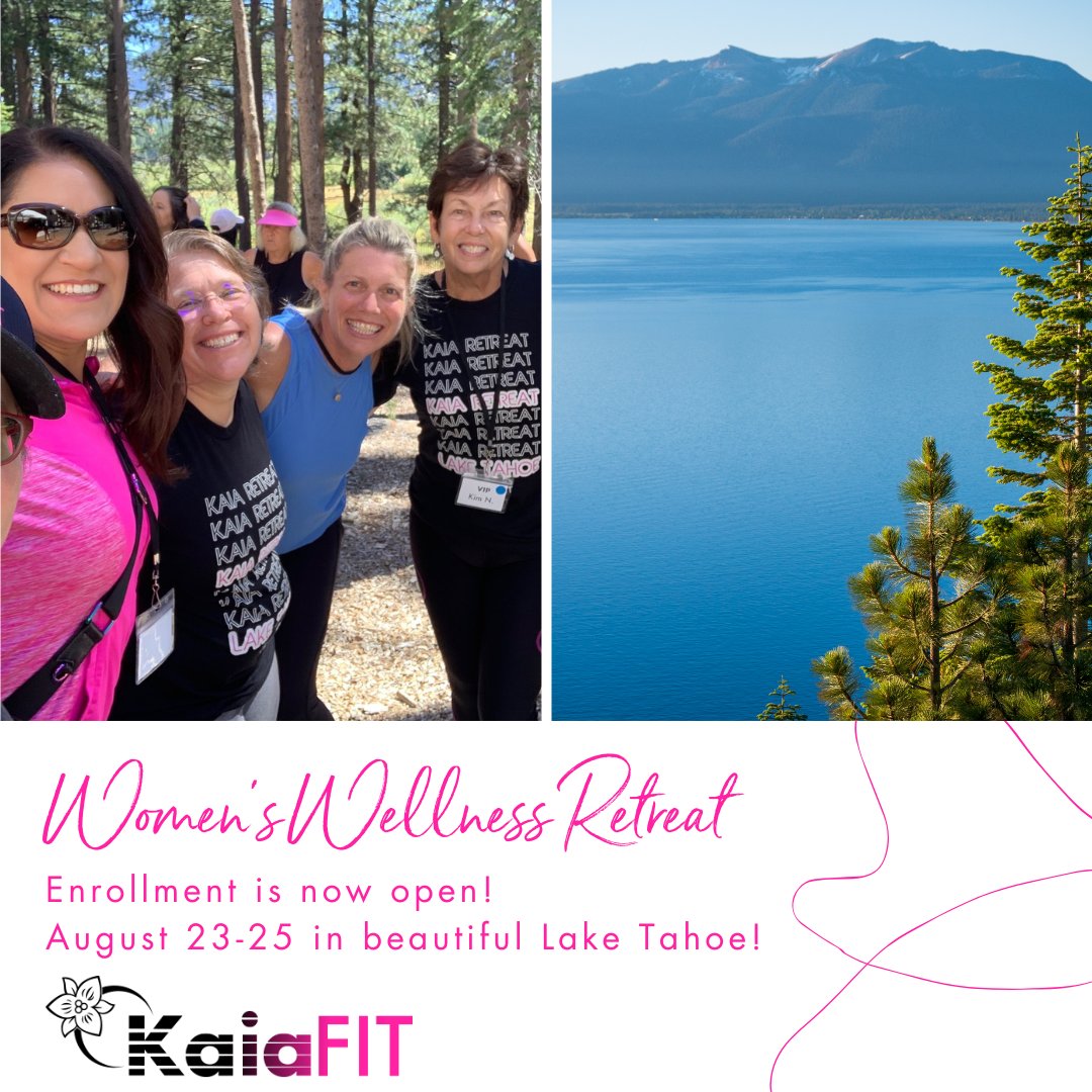 Relax, recharge, and find new inspiration like never before. Don’t miss this chance to treat yourself to wellness at our Kaia FIT Women’s Wellness Retreat! 

Sign up now at tinyurl.com/KaiaRetreat2024 to receive a free retreat T-shirt and a special gift! 🎁