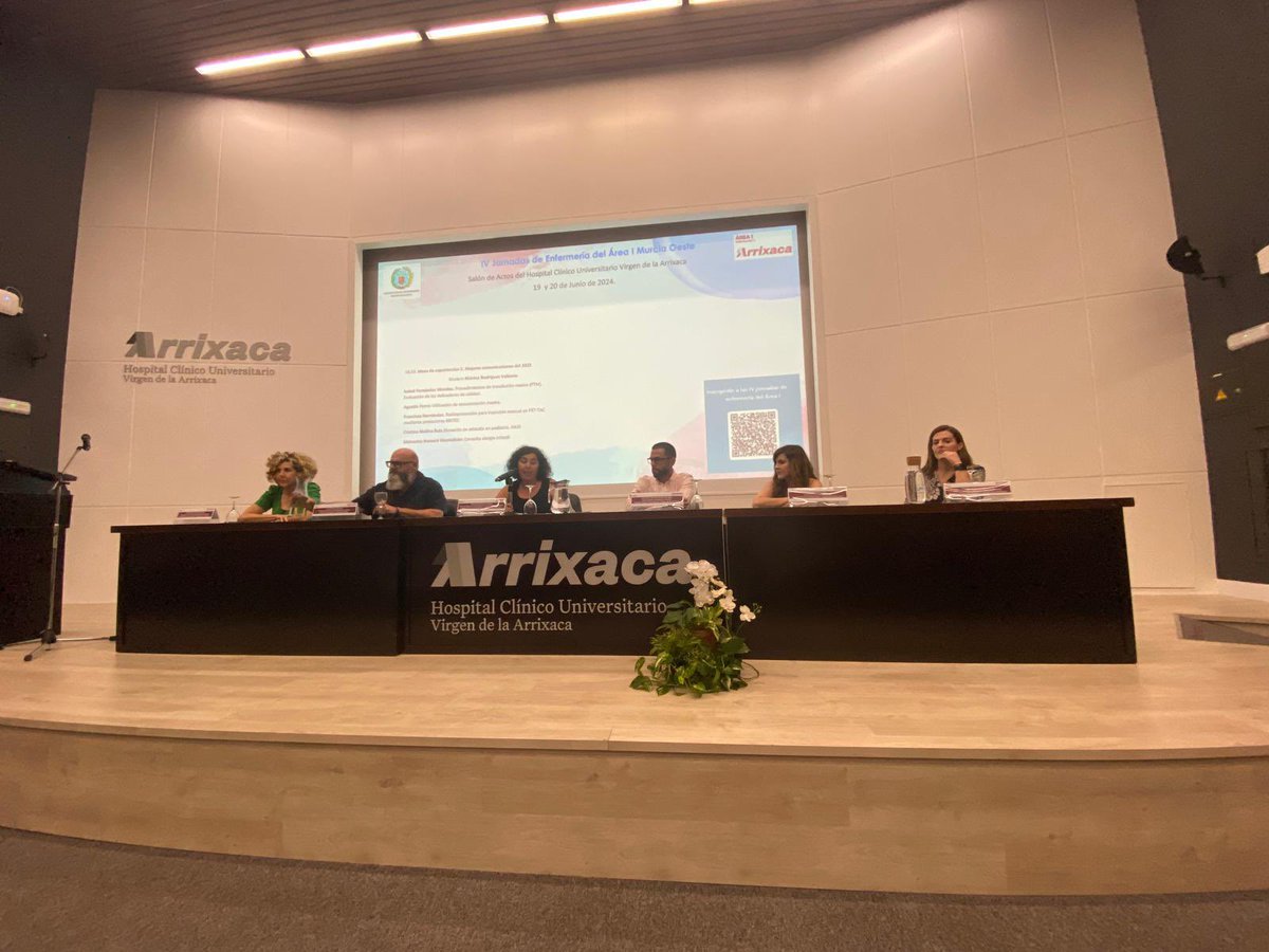 🏥❤️Continuamos con las IV JORNADAS DE ENFERMERÍA FEL ÁREA I, con la segunda mesa de esta jornada titulada Mejores comunicaciones 2023 del Área I. ¡Enhorabuena, compañeros!🏆🥇
<a href="/AreaUnoArrixaca/">Área 1 Arrixaca</a> <a href="/Murciasalud/">Murciasalud</a> 
#enfermeriabasadaenevidencia #adnareaI