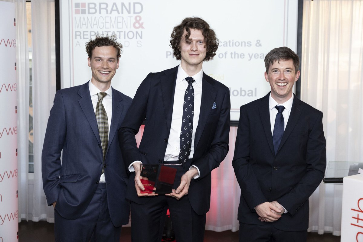 🏆We took home Gold in the Communications &amp; PR Agency of the year category at last night's <a href="/Citywealth/">Citywealth</a> Brand Management and Reputation Awards awards!

Thank you Karen Jones and the Citywealth team for putting on a great ceremony and congrats to all the winners.
#PR #comms